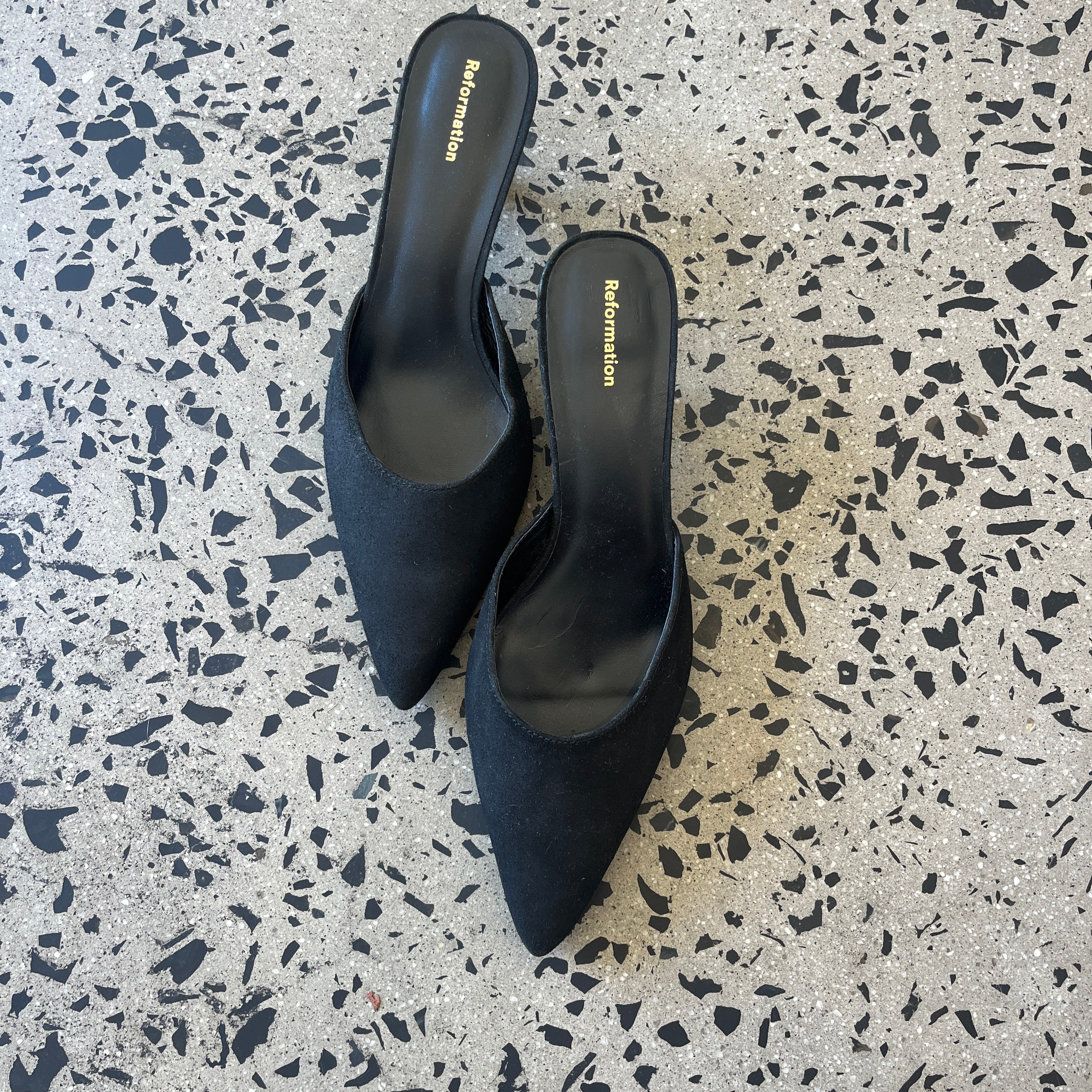 Reformation Kitten Heels