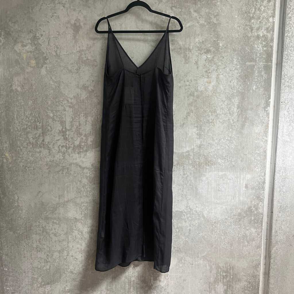 St. Agni Tise Semi Sheer Patchwork Dress