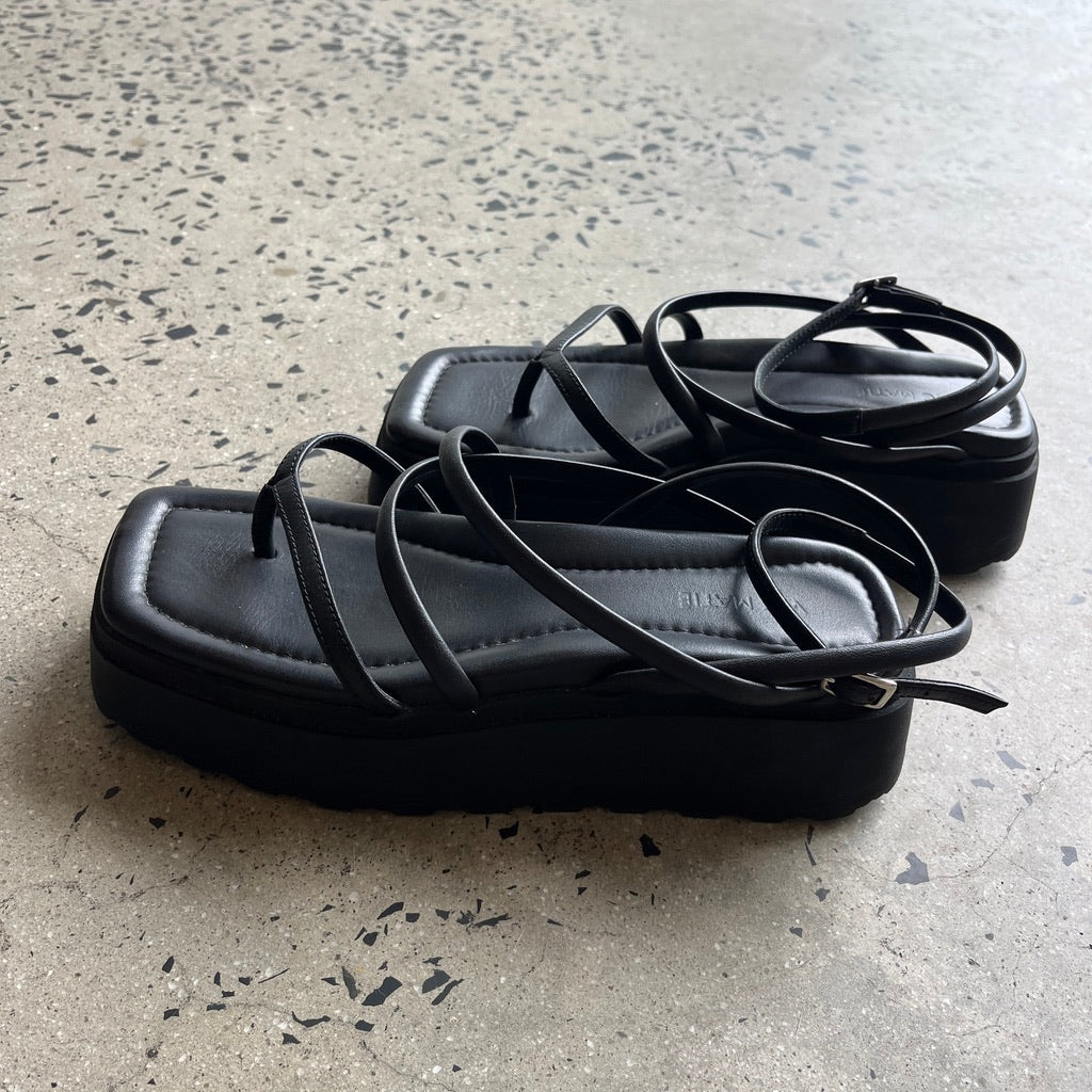 Vic Matie Platform Shoes With Ankle Straps