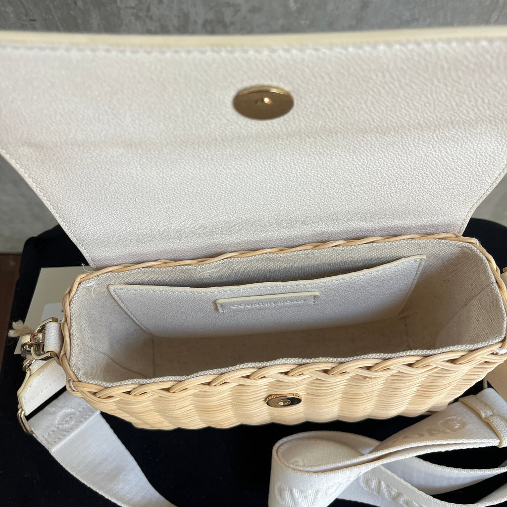Country Road Rattan Crossbody Bag