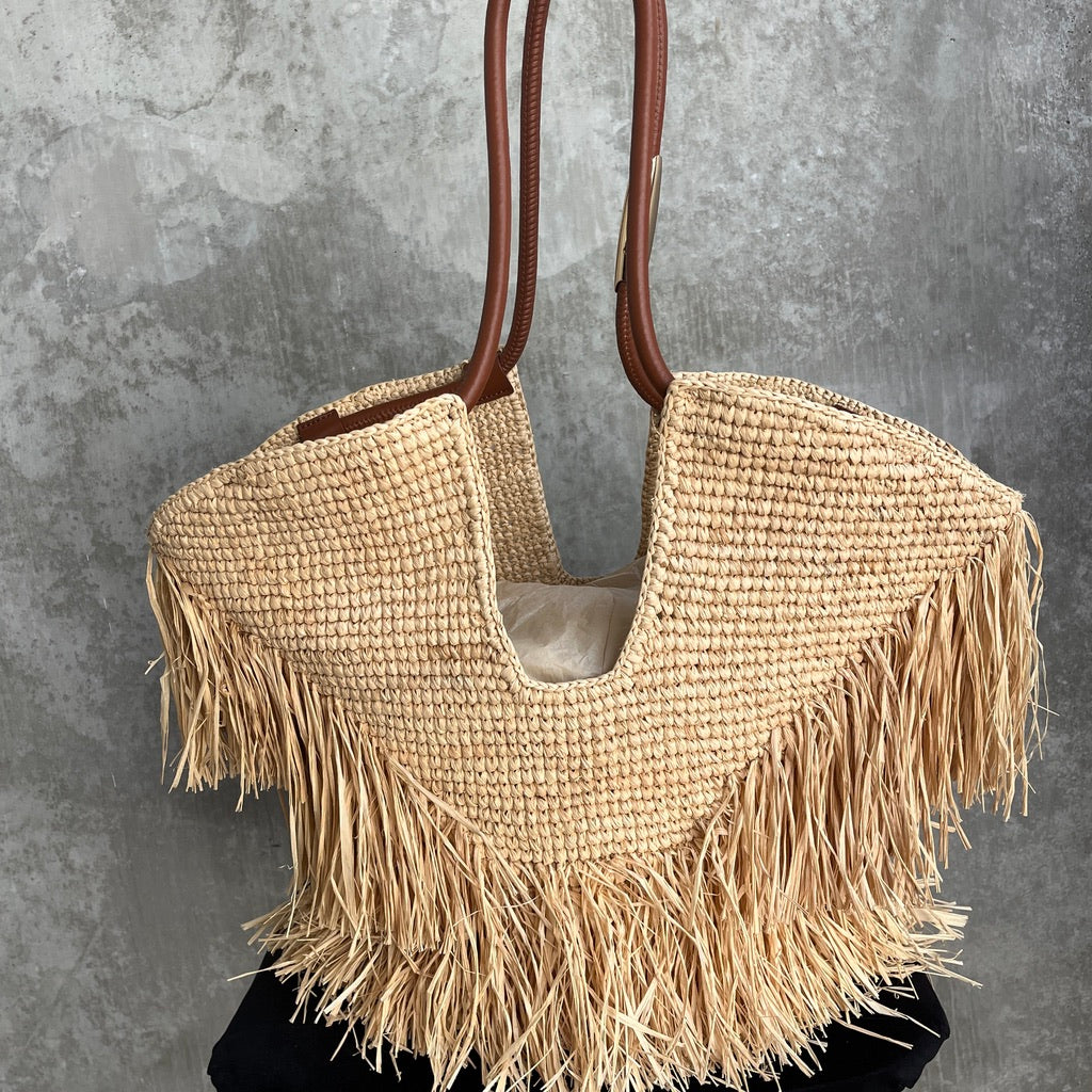 Zimmermann Golden Time Medium Fringe Tote Bag