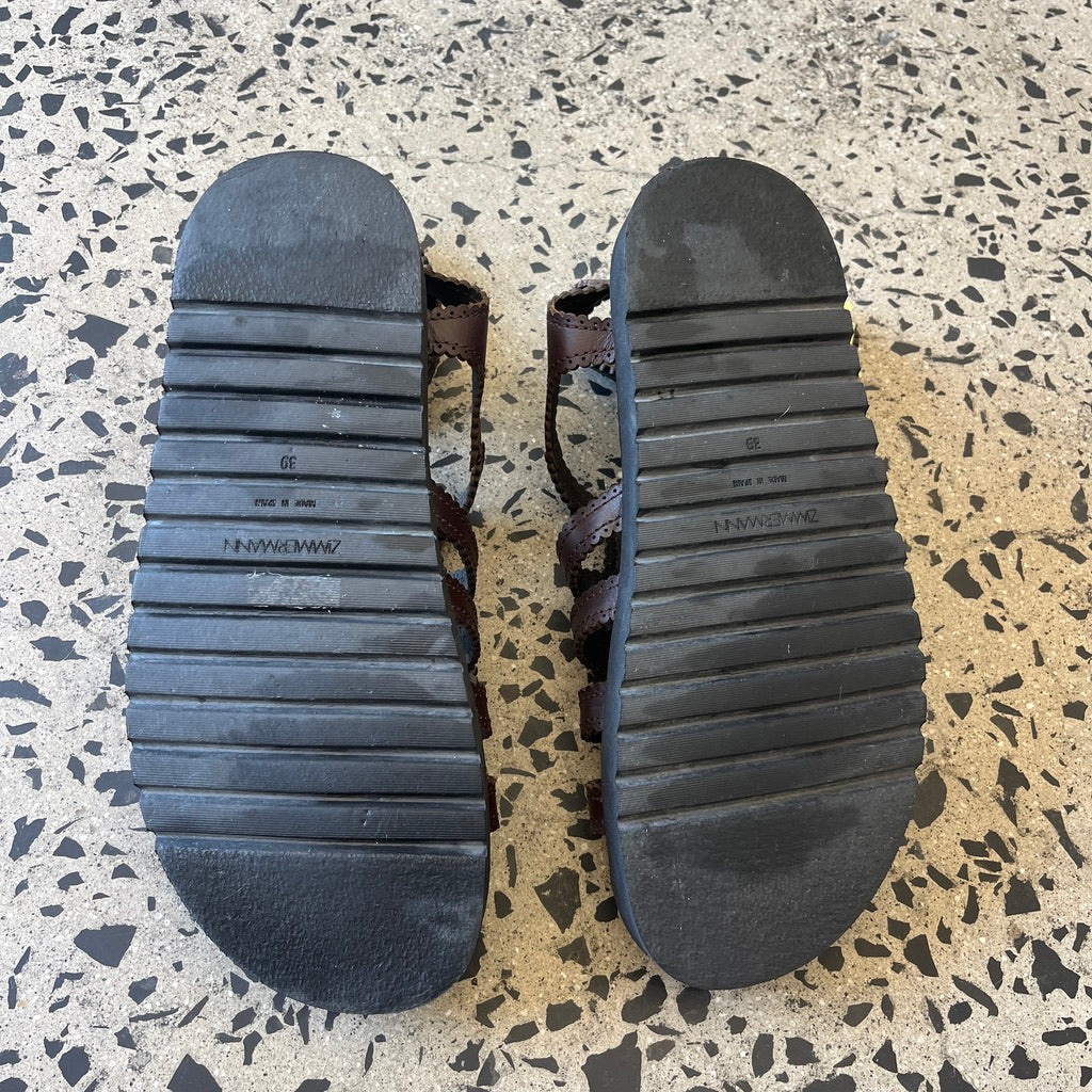 Zimmermann Goldie Gladiator In Espresso