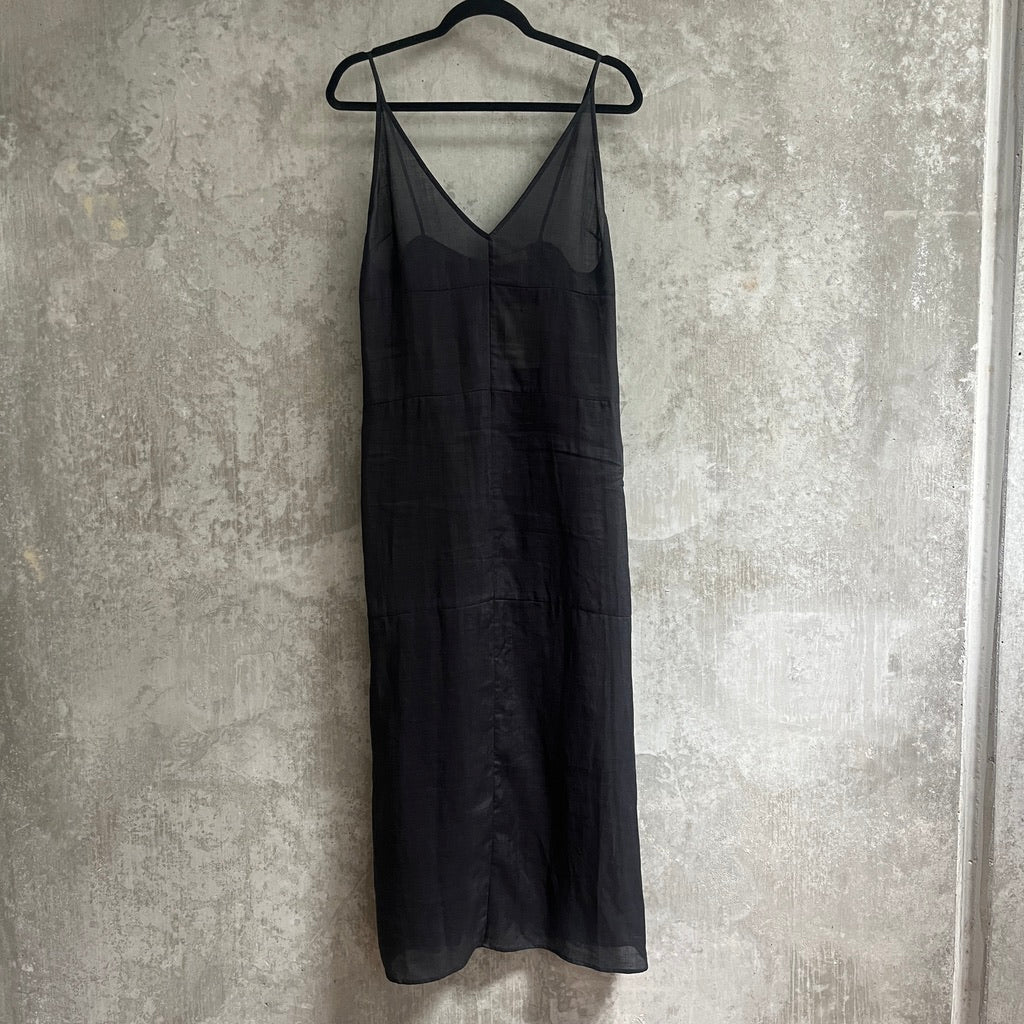 St. Agni Tise Semi Sheer Patchwork Dress