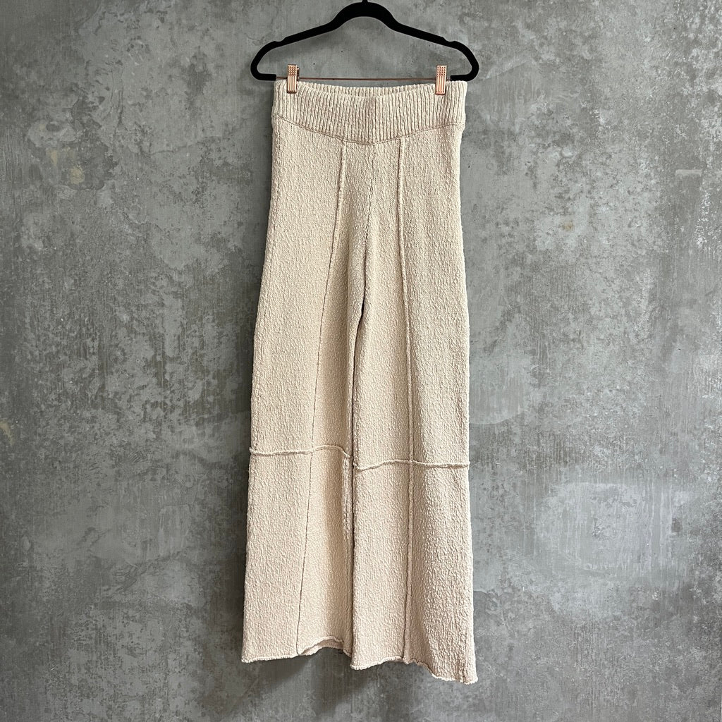 Zulu and Zephyr Patchwork Pants In Oatmeal Colour