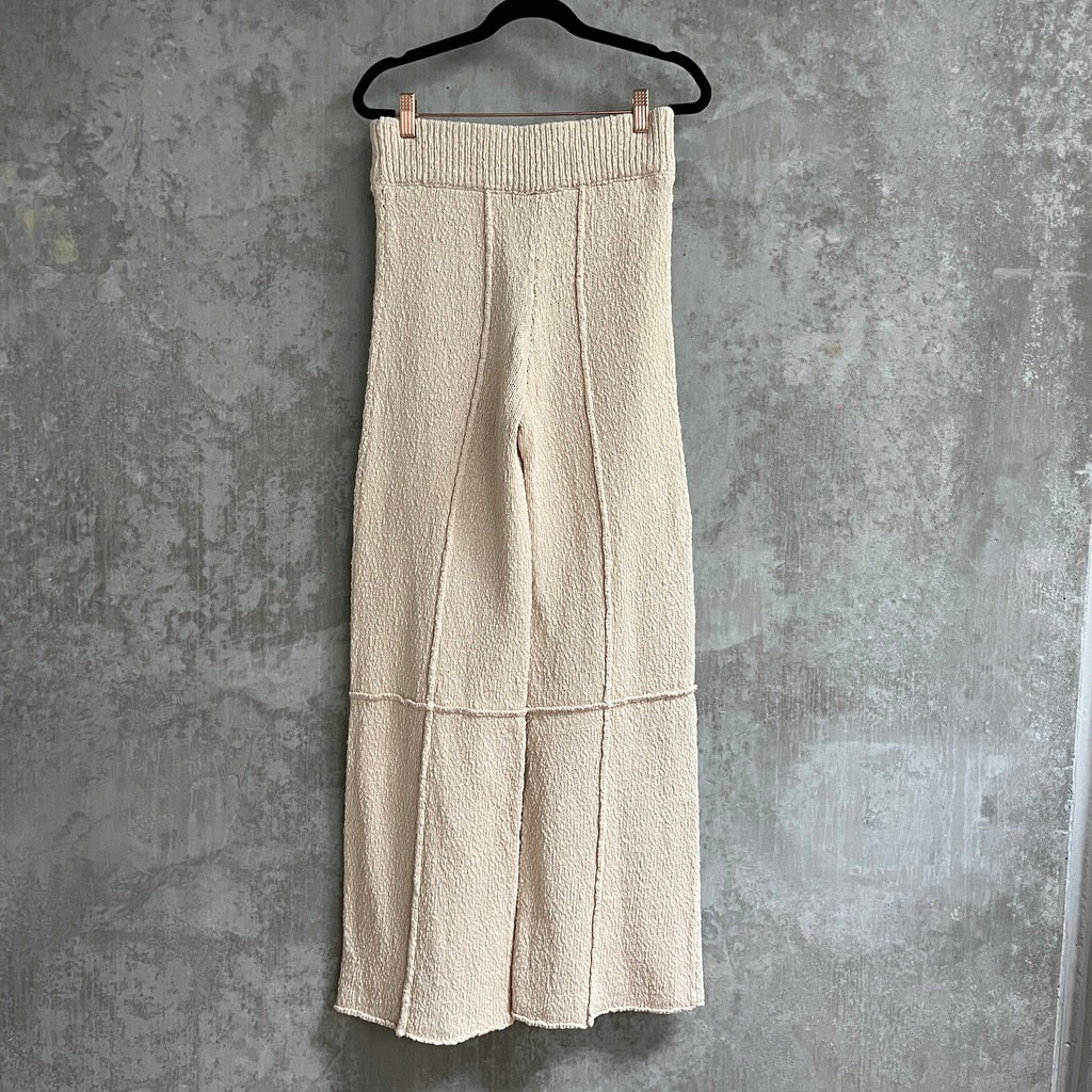 Zulu and Zephyr Patchwork Pants In Oatmeal Colour