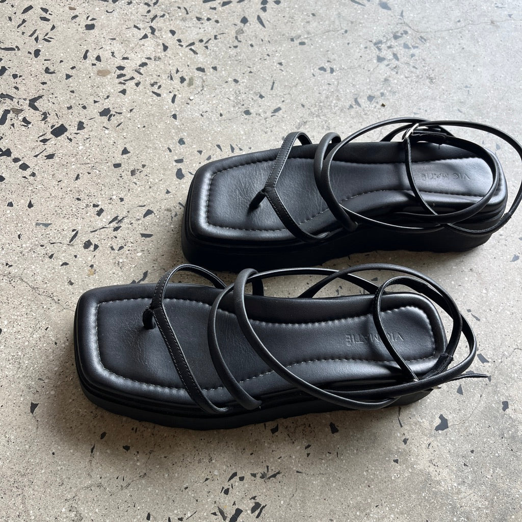 Vic Matie Platform Shoes With Ankle Straps